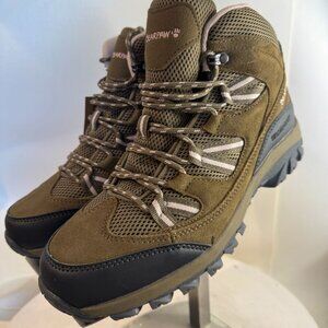Bearpaw Outdoor Boots Womens Tallac Suede Mesh Natural 120 2750W Size 10
